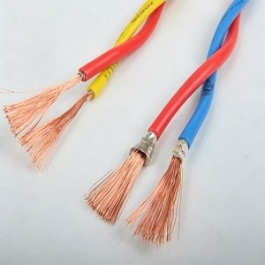 NH-RVS  Fire Resistant PVC Insulated Twisted Pair Flexible Connecting Wire   300/300V